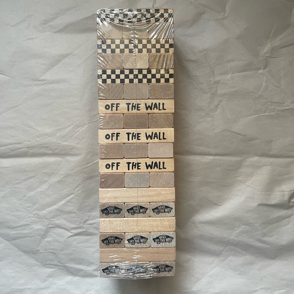 Vans Jenga Exclusive 54 Pieces Wooden Block Stacking Game - Picture 2 of 2